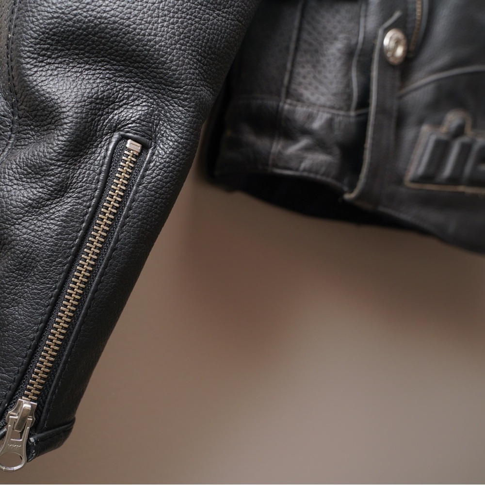 Women’s icon leather motorcycle jacket - Picture 6 of 8